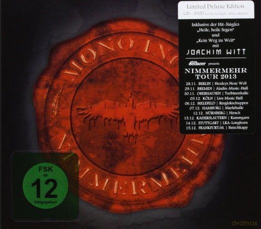 Mono Inc: Nimmermehr Limited Edition (digipack) [CD]+[DVD]