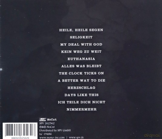 Mono Inc: Nimmermehr [CD]