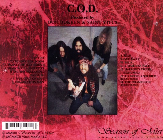 Saint Vitus: C.O.D. [CD]