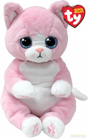 Beanie Bellies Lillibelle - różowy kot 24cm