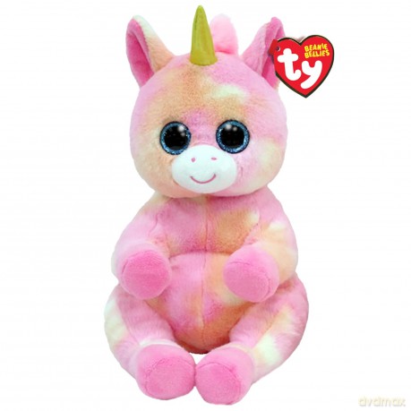 Maskotka Jednorożec Różowy Skylar Pupilki TY - 24cm