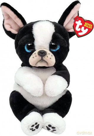 Maskotka Piesek Czarno-Biały Tink Pupilki TY - 24cm