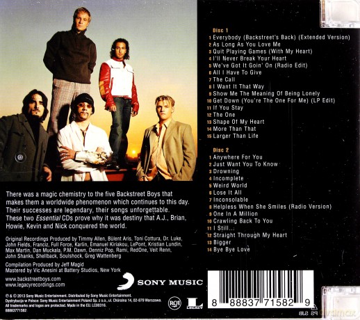 Backstreet Boys: The Essential Backstreet Boys [2CD]