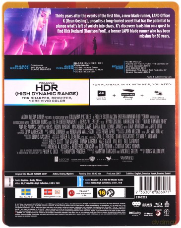 Blade Runner 2049 (steelbook) [Blu-Ray 4K]+[Blu-Ray]