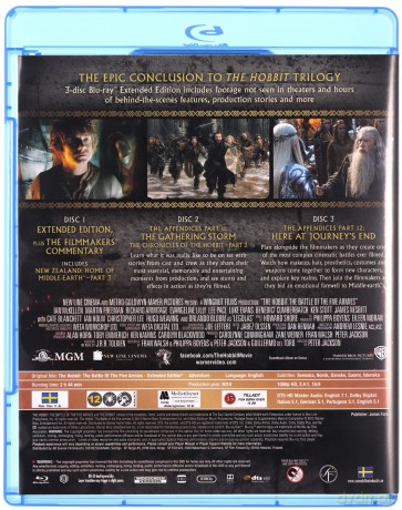 Hobbit Trilogy, The: Extended Edition [9xBlu-Ray]