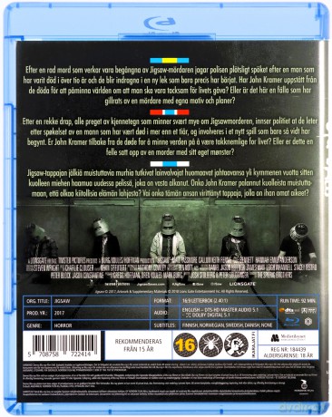 Jigsaw (Piła: Dziedzictwo) [Blu-Ray]