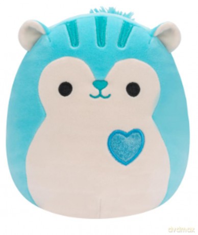 SQUISHMALLOWS Wiewiórka Santiago pluszak, 19 cm