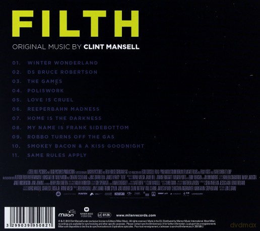 Filth soundtrack (Brud) (Clint Mansell) [CD]