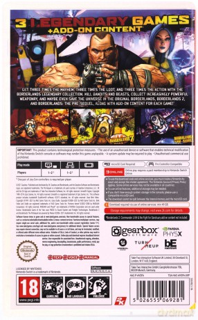 Borderlands Legendary Collection (Code in a box) [GRA SWITCH]