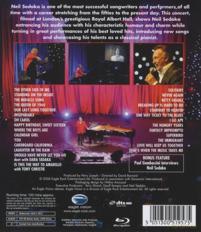Neil Sedaka: Live At The Royal Albert Hall [Blu-Ray]