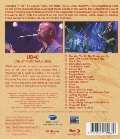 UB40: Live At Montreux 2002 [Blu-Ray]