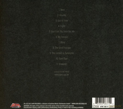 Dark Age: A Matter Of Trust (digipack) [CD]