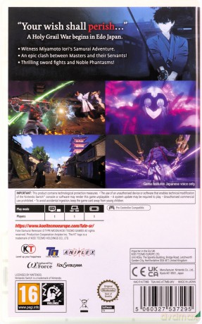 Fate/Samurai Remnant [GRA SWITCH]