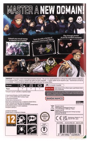 Jujutsu Kaisen Cursed Clash [GRA SWITCH]