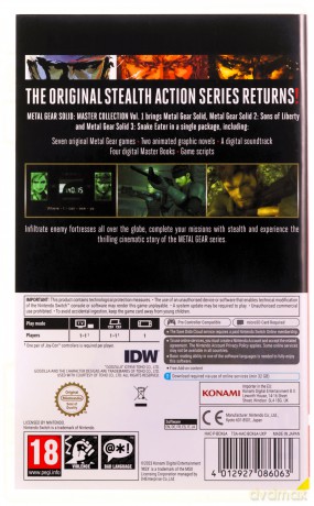 Metal Gear Solid: Master Collection Vol 1 [GRA SWITCH]