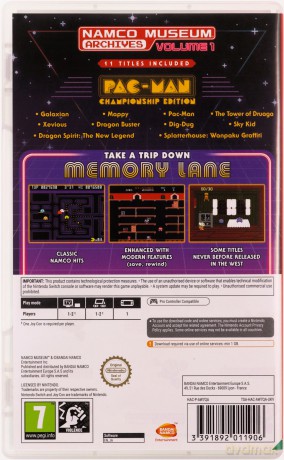 Namco Museum Archives Volume 1 (Code in a Box) [GRA SWITCH]