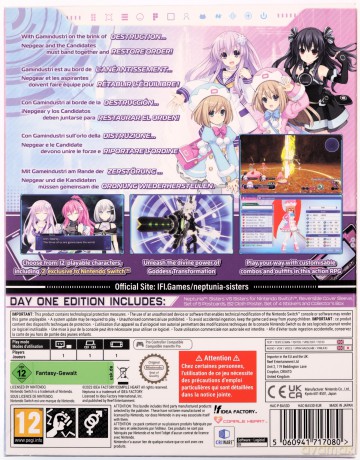 Neptunia: Sisters VS Sisters (Day One Edition) [GRA SWITCH]
