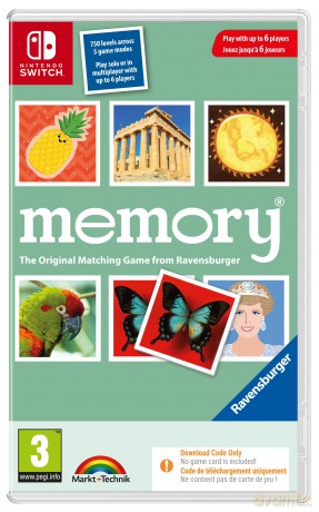 RAVENSBURGER: MEMORY (Code In A Box) [GRA SWITCH]