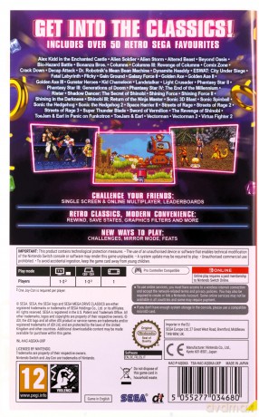 Sega Megadrive Collection [GRA SWITCH]