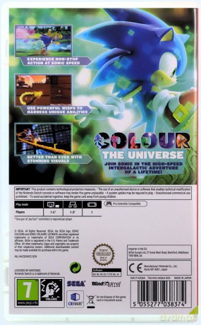 Sonic Colours Ultimate [GRA SWITCH]