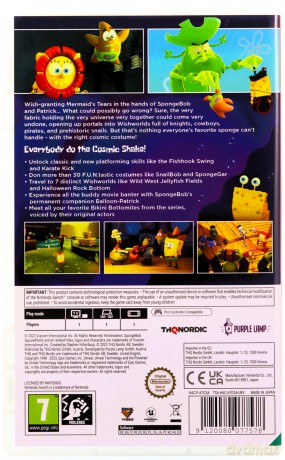SpongeBob SquarePants The Cosmic Shake [GRA SWITCH]