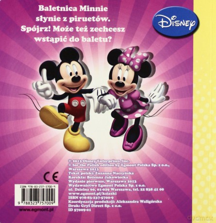 Klasyczne postaci komiksów Disneya: Minnie baletnica [KSIĄŻKA]