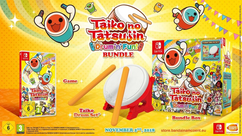 Taiko no Tatsujin: Drum 'n' Fun! Bundle [GRA SWITCH]