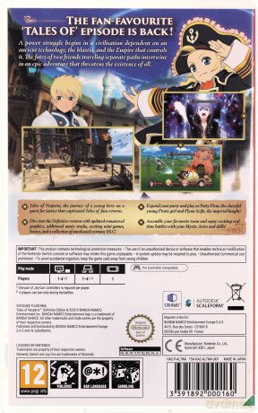 Tales Of Vesperia - Definitive Edition [GRA SWITCH]