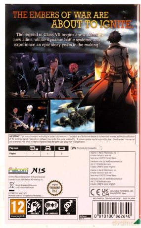 The Legend of Heroes: Trails of Cold Steel III [GRA SWITCH]