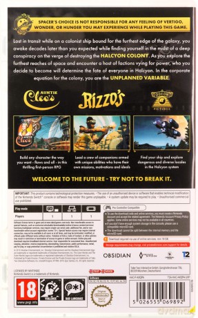The Outer Worlds (Code in a Box) [GRA SWITCH]