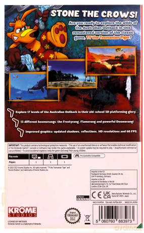 TY The Tasmania Tiger HD [GRA SWITCH]