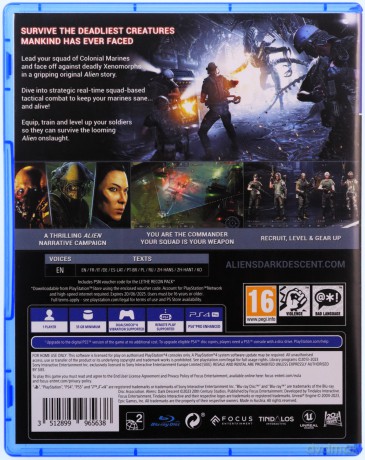 Aliens: Dark Descent [GRA PS4]
