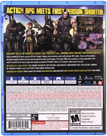 Borderlands - Game of the Year Edition [GRA PS4]