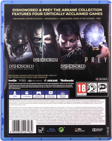 Dishonored and Prey: The Arkane Collection [GRA PS4]