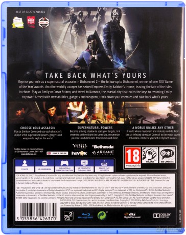 Dishonored II (2) [GRA PS4]