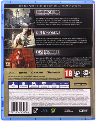 Dishonored: The Complete Collection (DLC Included) [GRA PS4]