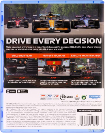F1 Manager 2022 [GRA PS5]