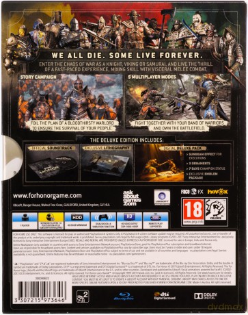 For Honor (Deluxe Edition) [GRA PS4]