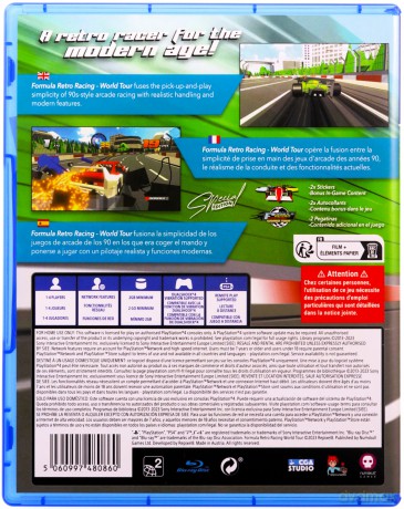 Formula Retro Racing: World Tour [GRA PS4]