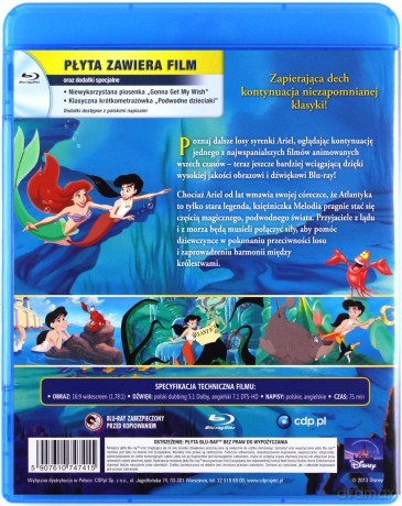 Mała Syrenka 2. Powrót do morza (Disney) [Blu-Ray]