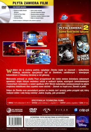 Pixar Klasyka: Złomka bujdy na resorach (Auta) (Disney) (booklet) [DVD]