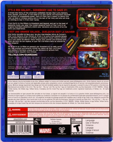 Guardians of the Galaxy: The Telltale Series [GRA PS4]