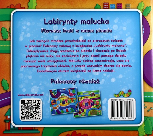 Akademia mądrego przedszkolaka. Labirynty malucha [KSIĄŻKA]