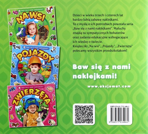 Baw się z nami naklejkami. Na wsi [KSIĄŻKA]