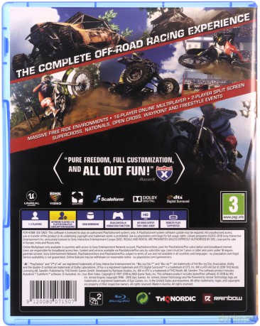 MX vs ATV: All out [GRA PS4]