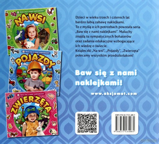 Baw się z nami naklejkami. Pojazdy [KSIĄŻKA]