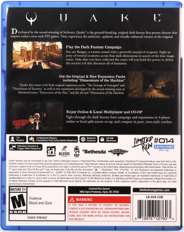 Quake (Limited Run #014) [GRA PS5]