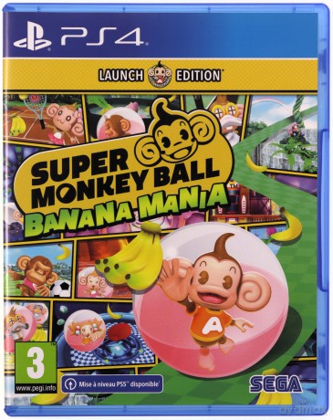 Super Monkey Ball Banana Mania (Launch Edition) (FR/Multi in Game) [GRA PS4]