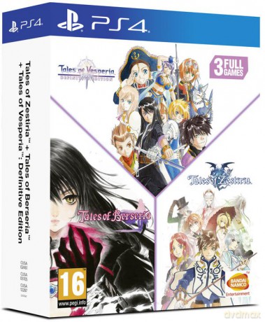 Tales of Vesperia + Tales of Berseria + Tales of Zestiria Compilation [GRA PS4]