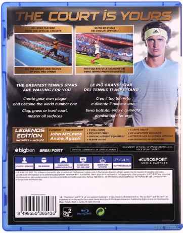 Tennis World Tour Legends Edition [GRA PS4]